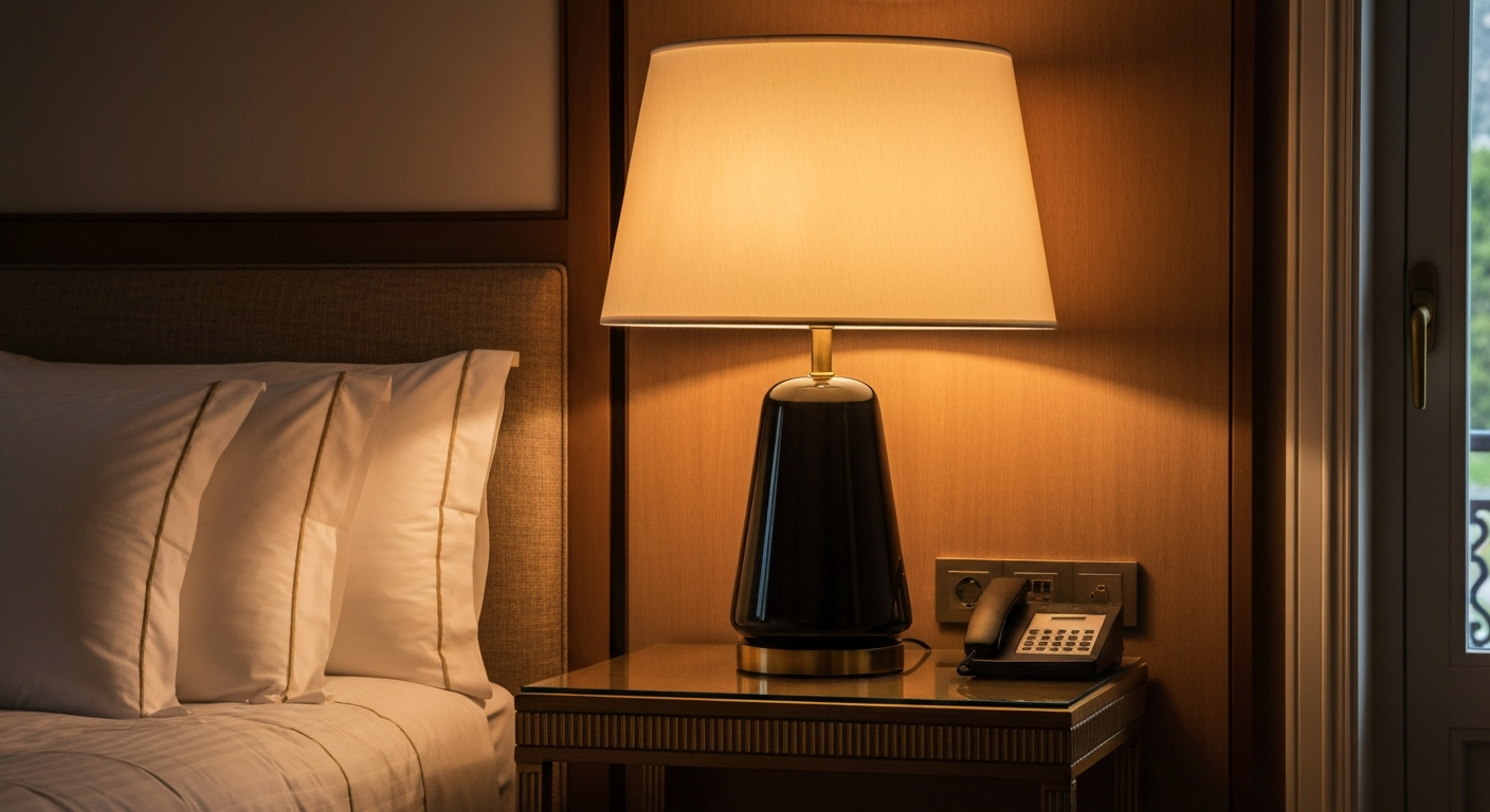 Gouden Tafellamp Hotel Stijl lifestyle