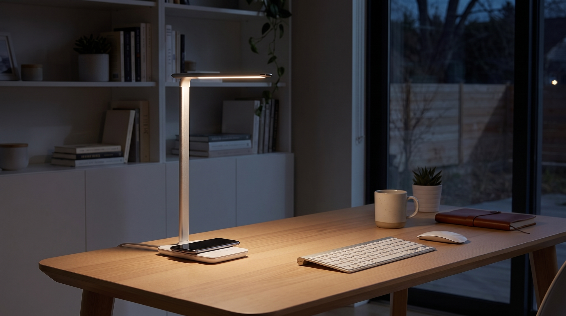 Bureaulamp Draadloos Opladen - Nacht