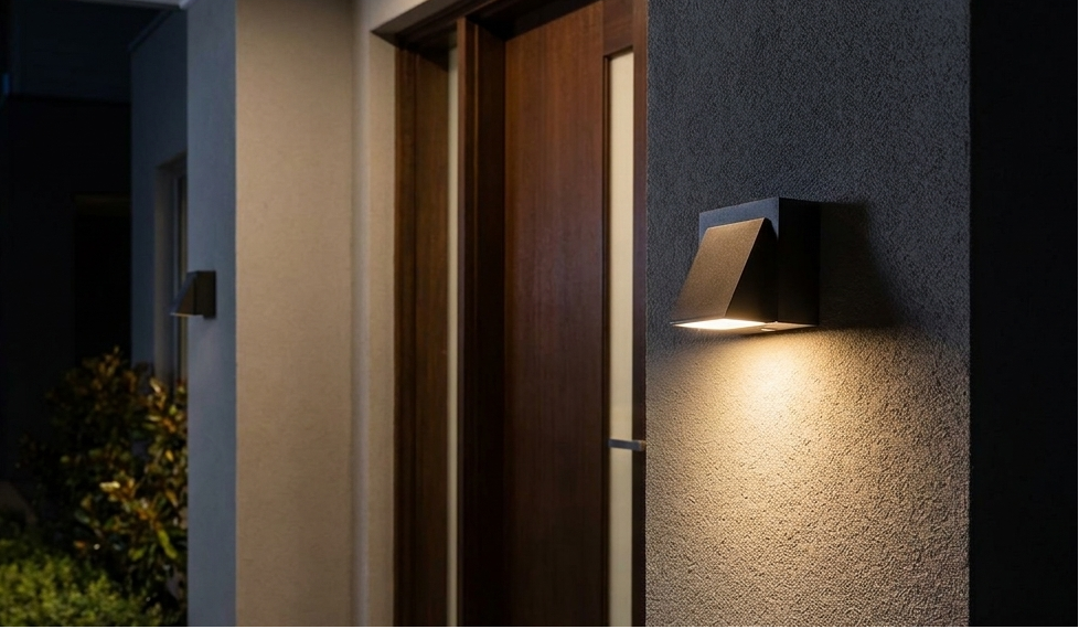 Buitenwandlamp Zwart nacht - na