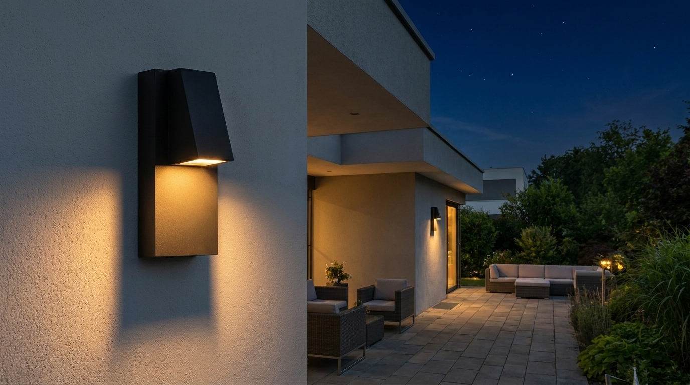 Buitenwandlamp Aluminium nacht - na