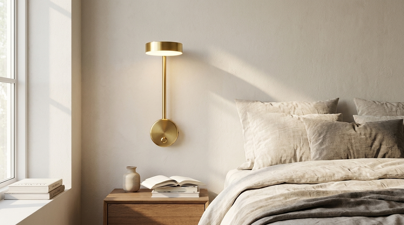 Wandlamp Goud Draaibaar dag