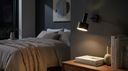 Wandlamp Goud Zwart nacht - after v2