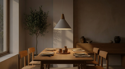 Hanglamp Hout Japandi nacht - after